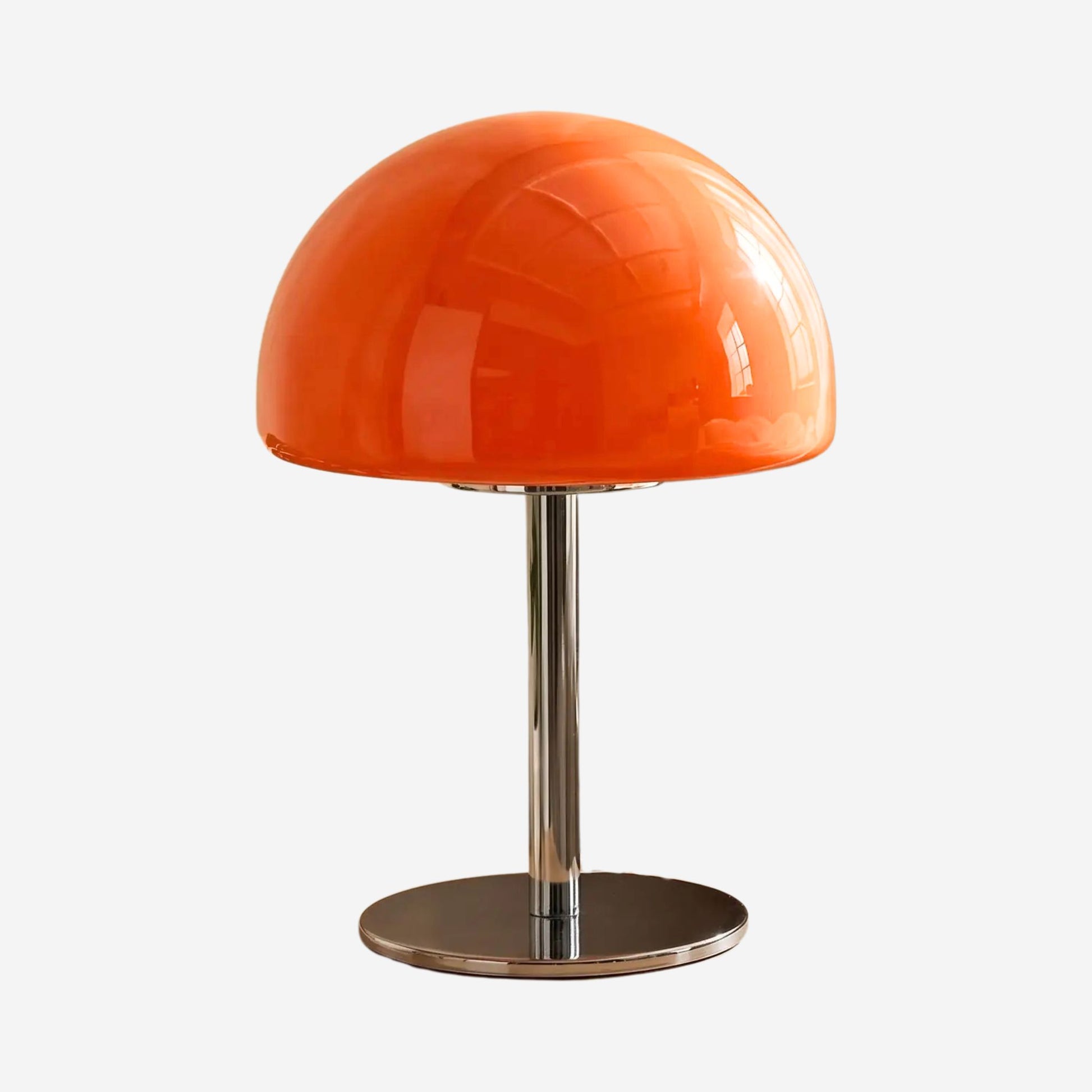 Lampe champignon orange USB style retro couleur orange fiche produit design cosy et vintage