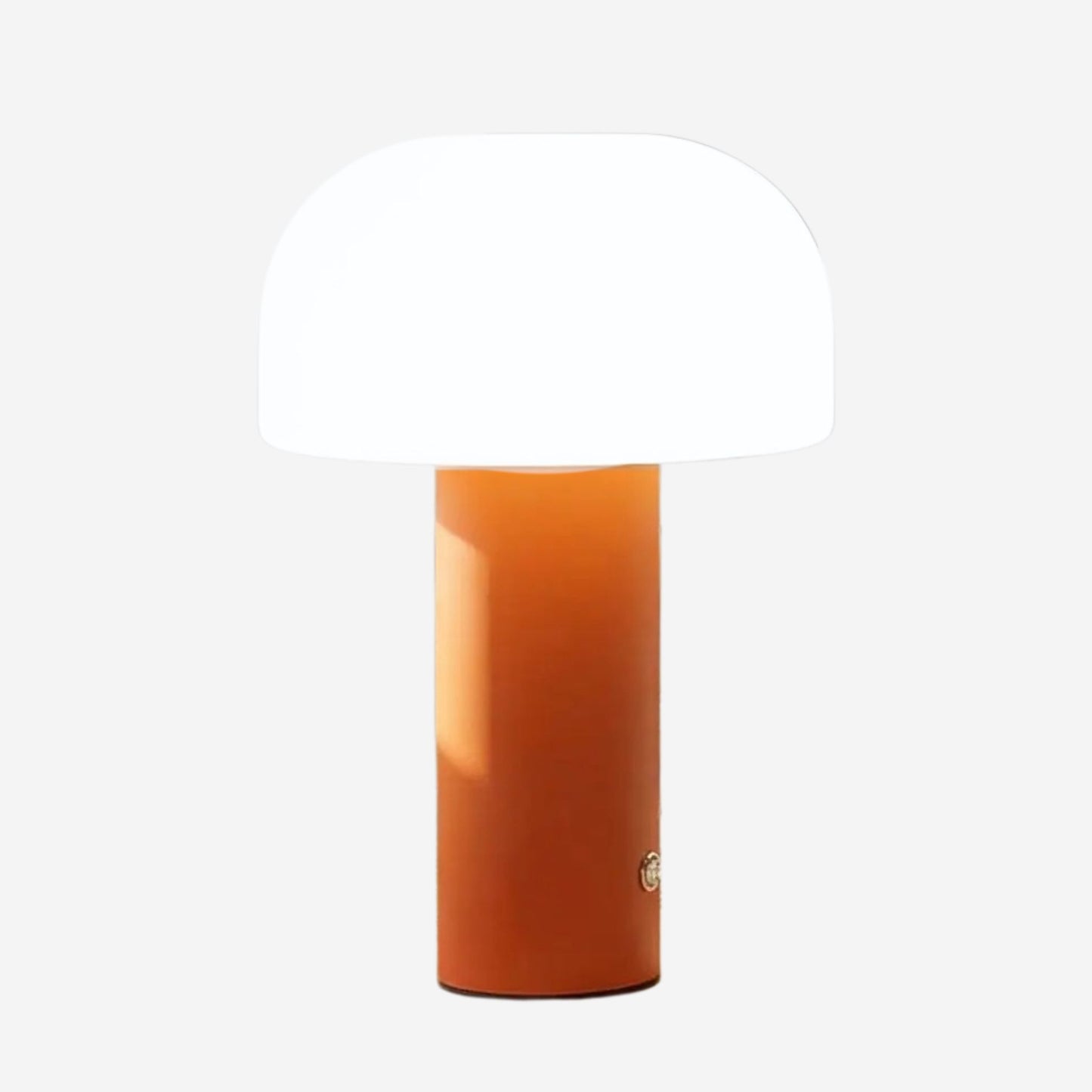 lampe champignon orange couleur orange temperature blanc froid fiche produit tactile rechargeable