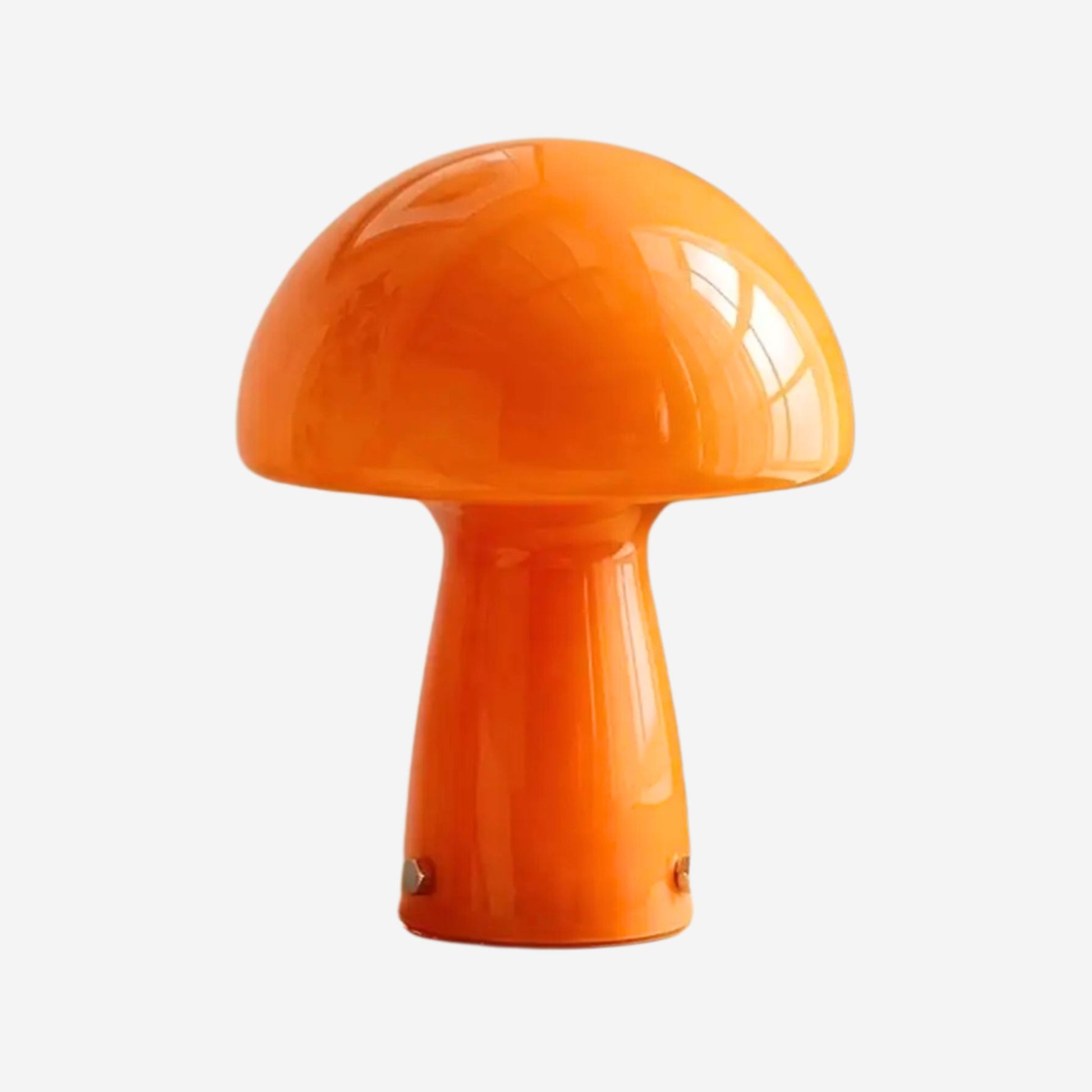 Lampe champignon orange Vintage 70 variante orange rétro