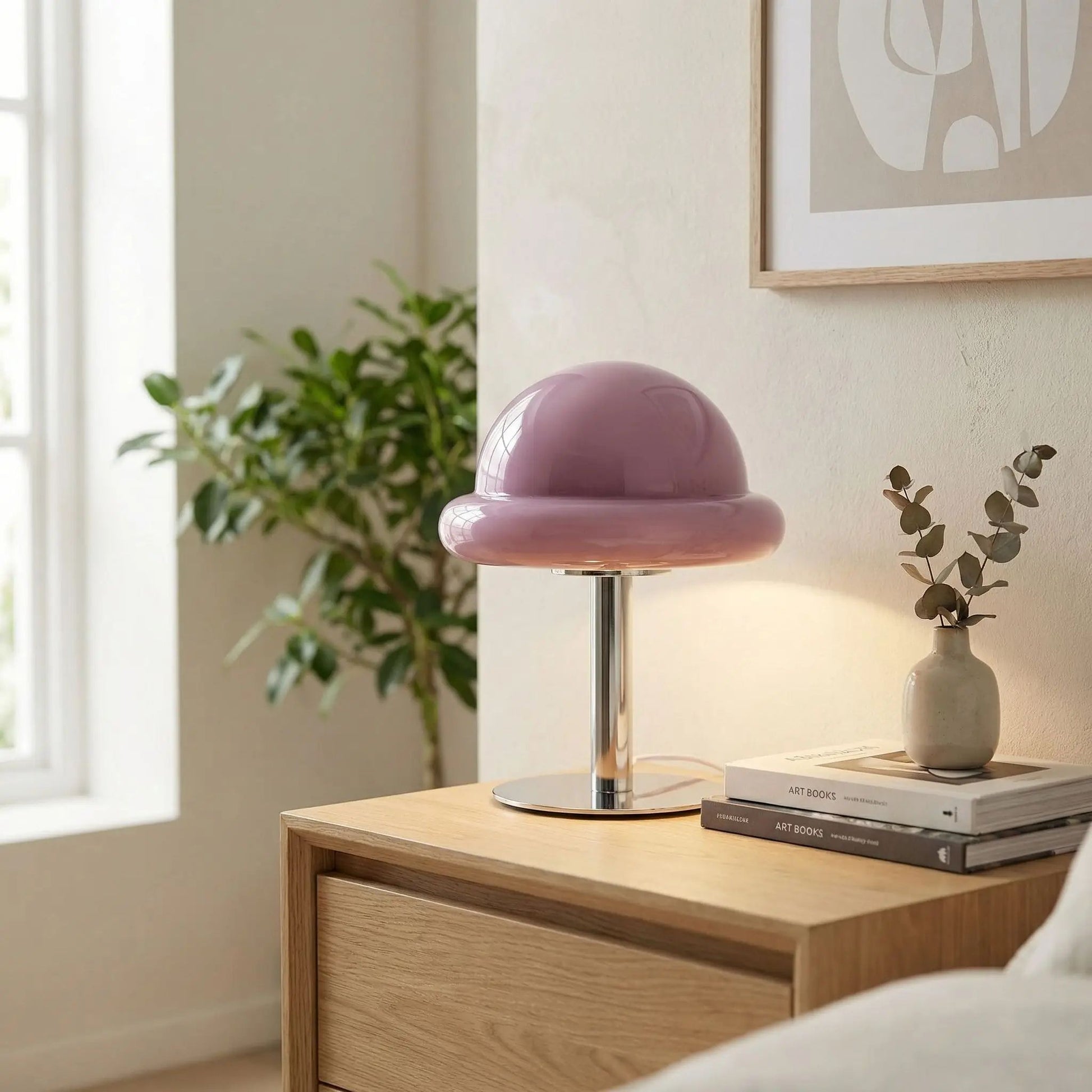 lampe champignon orange Prise USB LED