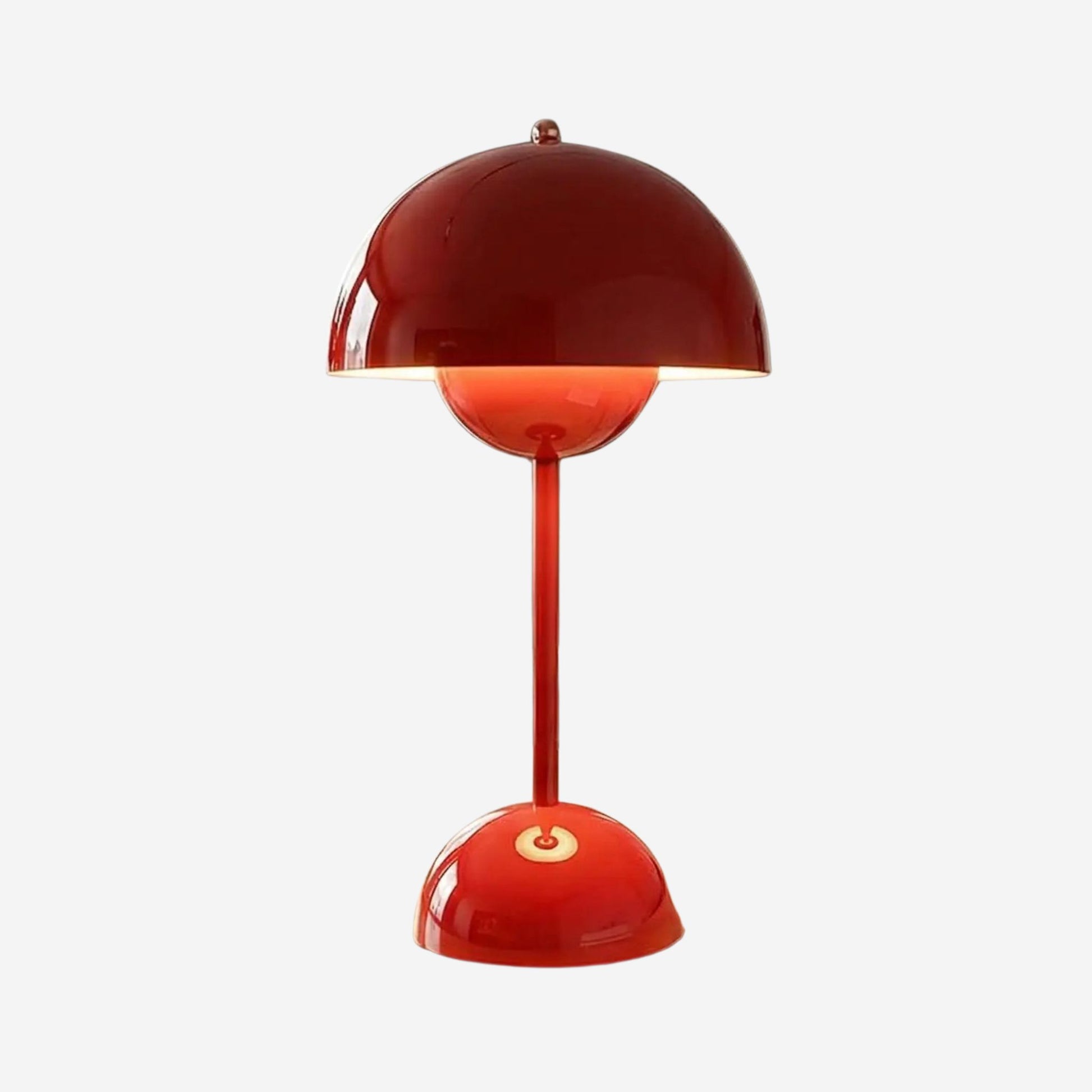 lampe champignon rouge fiche produit design italien rechargeable
