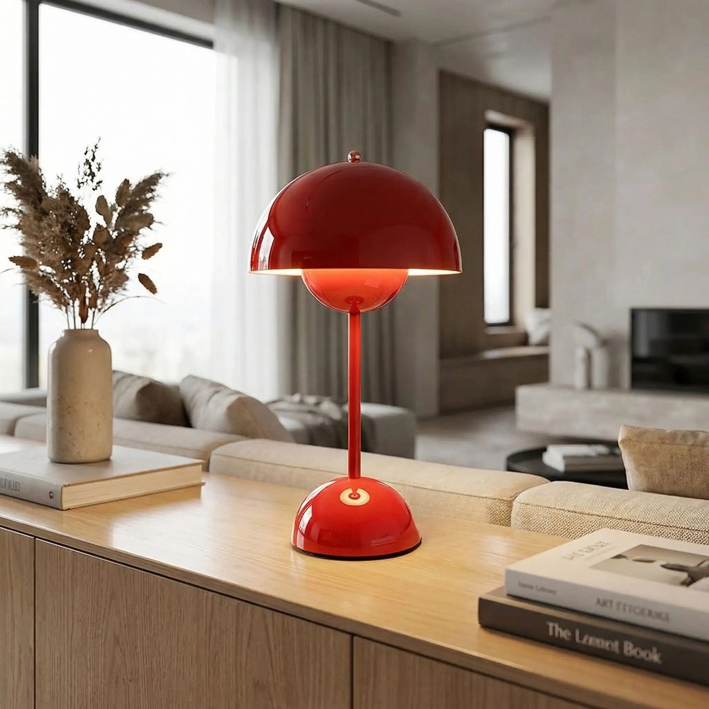 lampe champignon salon design italien rechargeable
