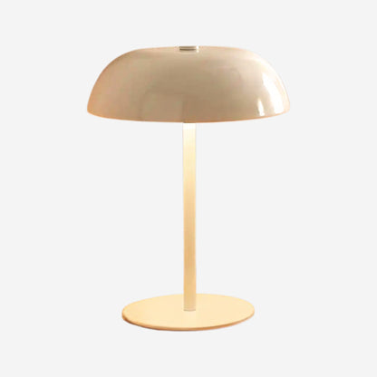 Lampe champignon sans fil Rechargeable 3 ambiances couleur blanc fiche produit pour tous les espaces.