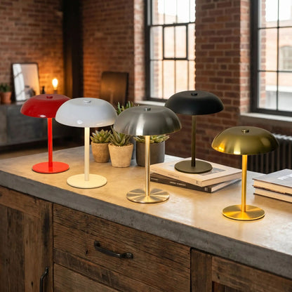 Lampe champignon sans fil Rechargeable 3 ambiances couleurs disponibles pour tous les espaces