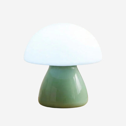 lampe champignon vert variante produit blanc froid mini tactile rechargeable