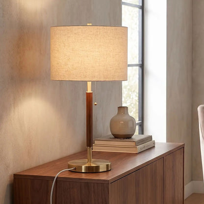 lampe chevet console sejour vu rapproche vintage mid-century