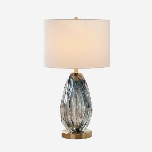 lampe chevet fiche produit cotier bleu dore