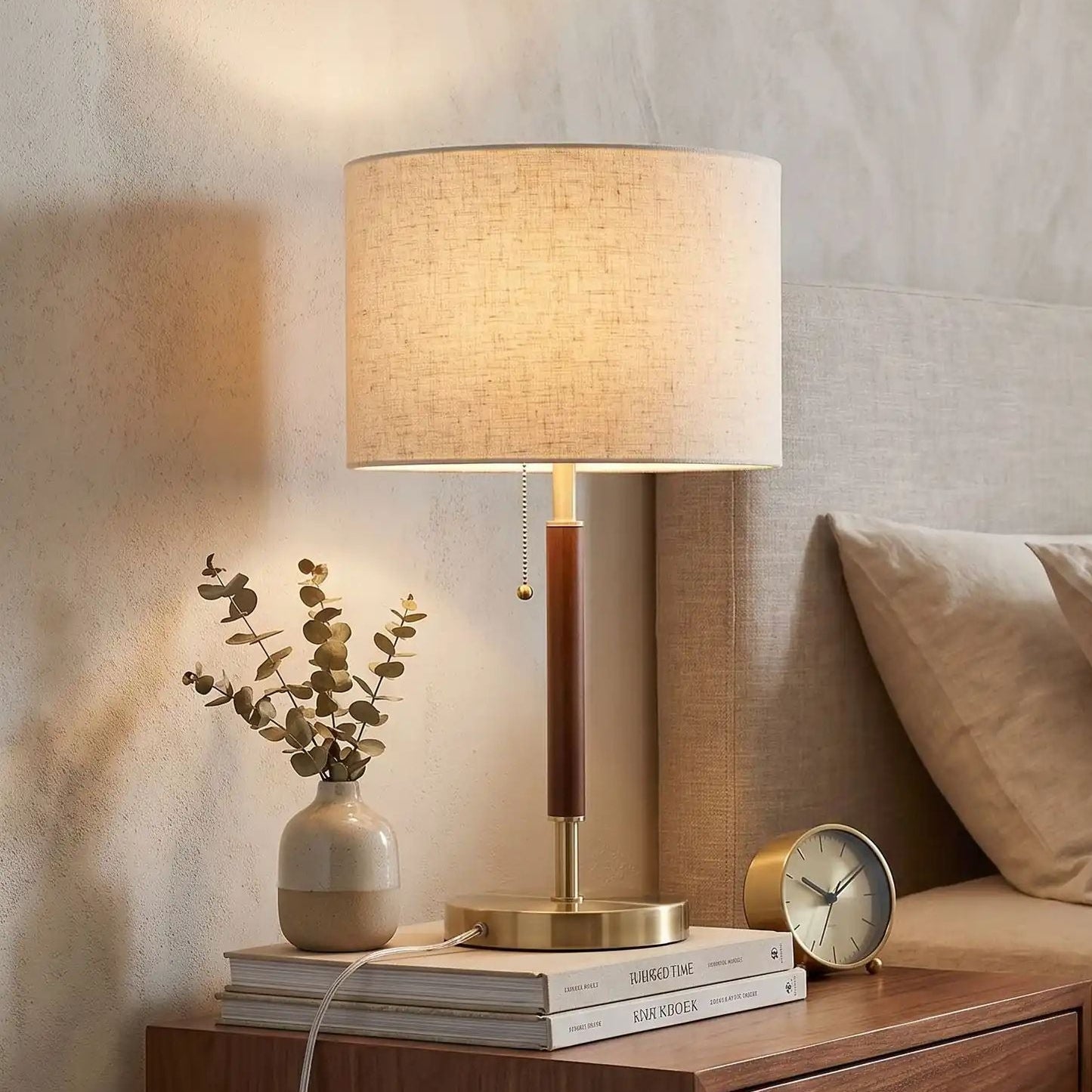 lampe chevet vu rapproche vintage mid-century