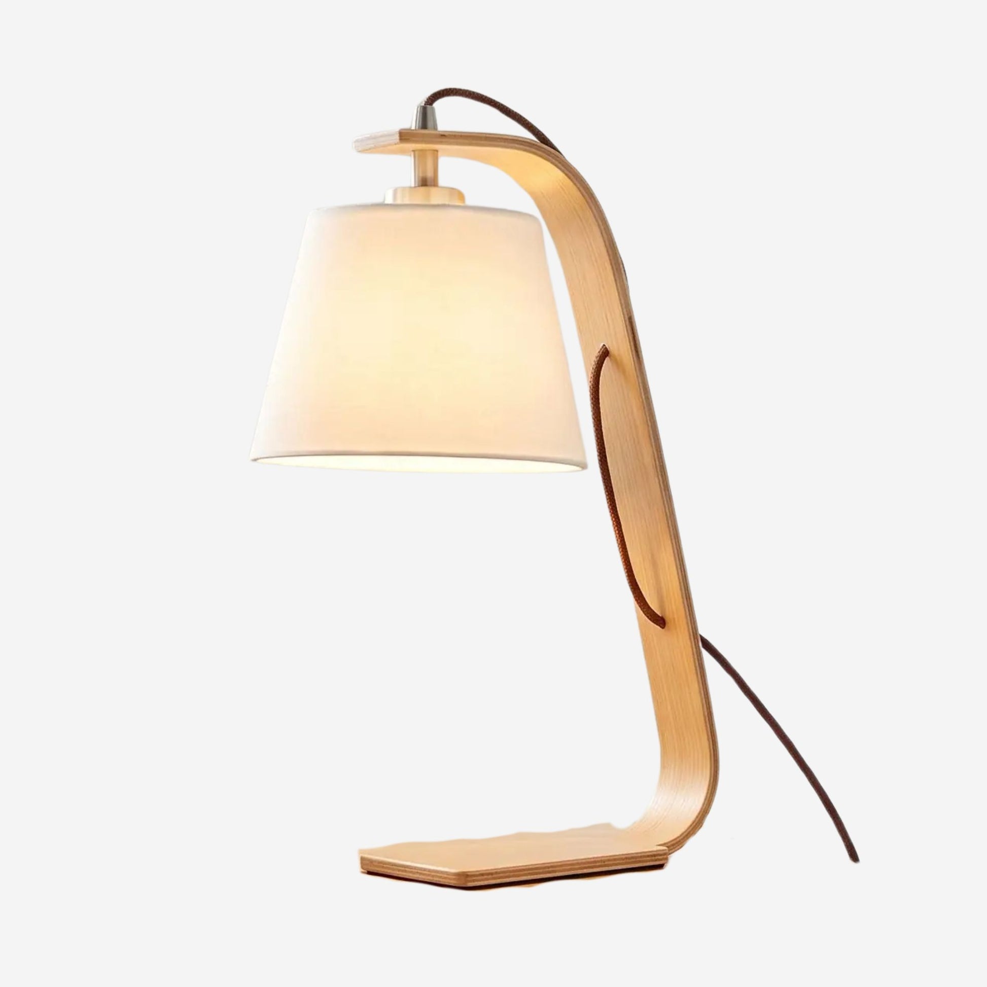 lampe de bureau blanc variante produit scandinave bois
