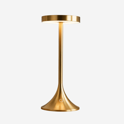 lampe de bureau led doree fiche produit sur bureau design contemporain epure