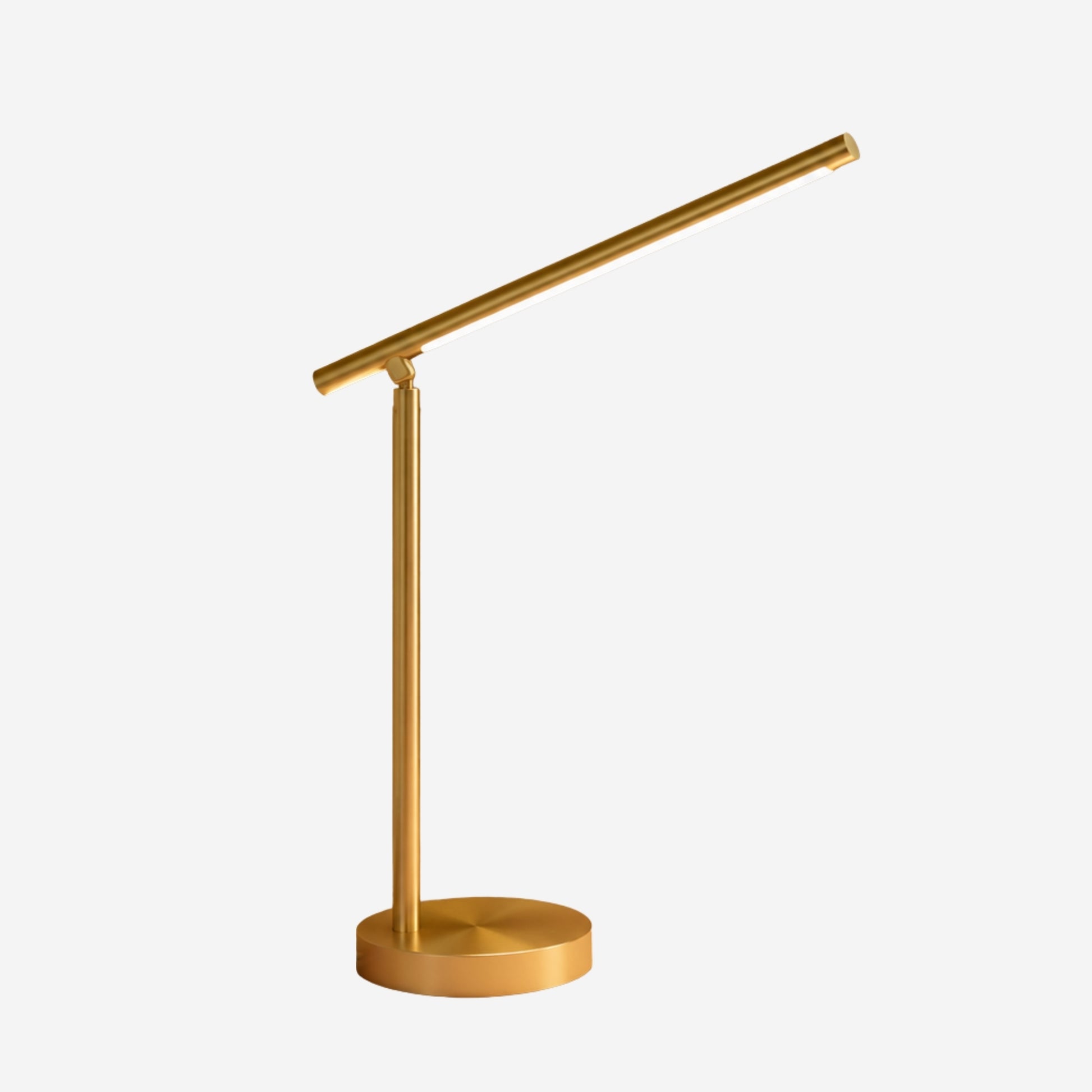 lampe de bureau led doree variante produit design minimaliste articule