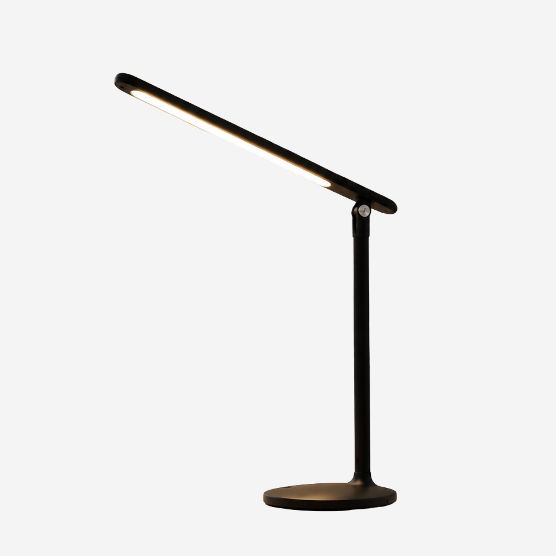 lampe de bureau led noire fiche produit pliable rechargeable