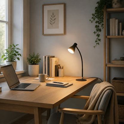lampe de bureau led usb influence scandinave