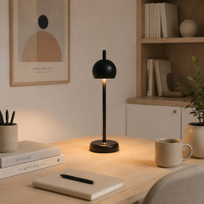lampe de bureau sans fil avec cadre rechargeable minimaliste moderne