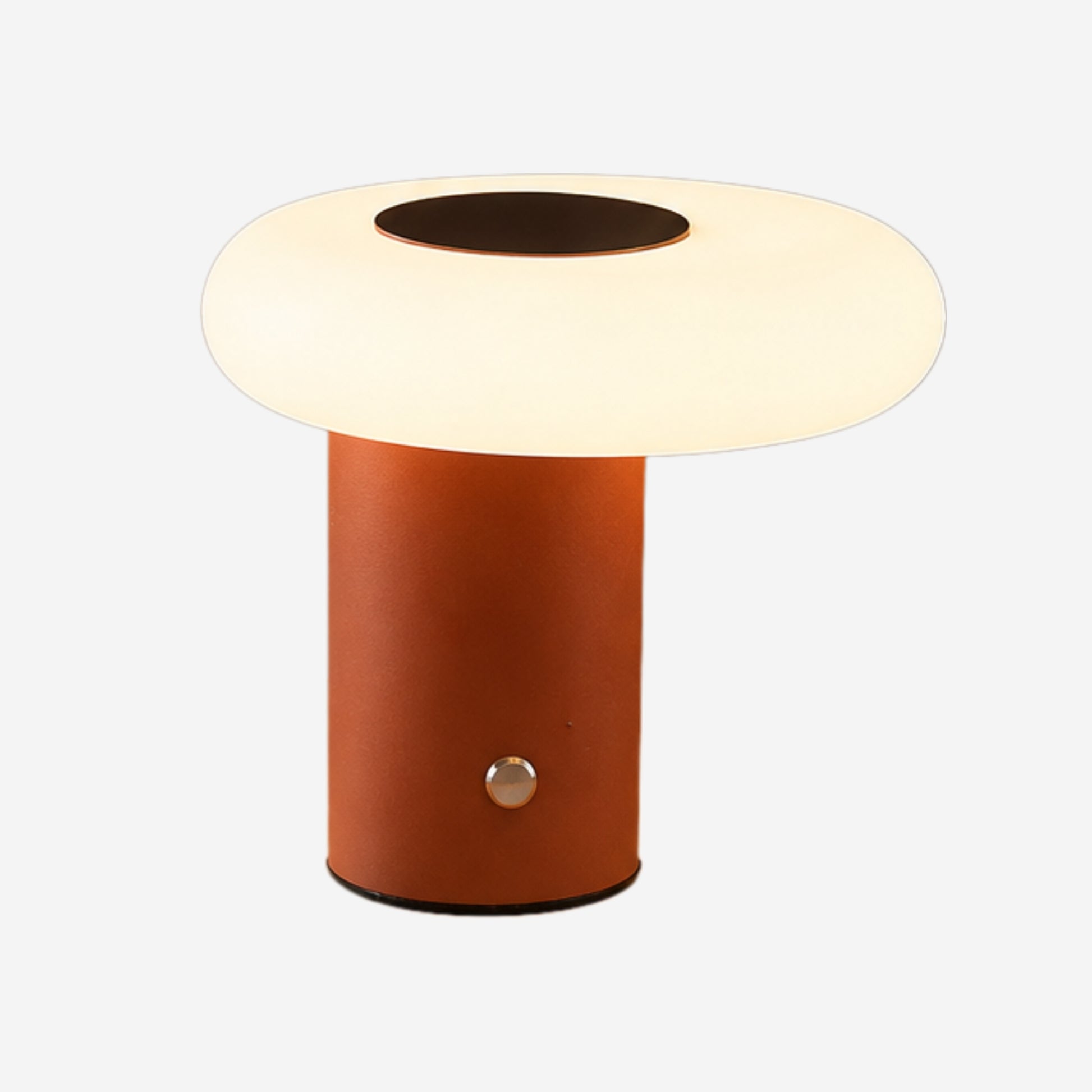 lampe de bureau sans fil brun variante produit terre cuite esthetique spatiale scandinave
