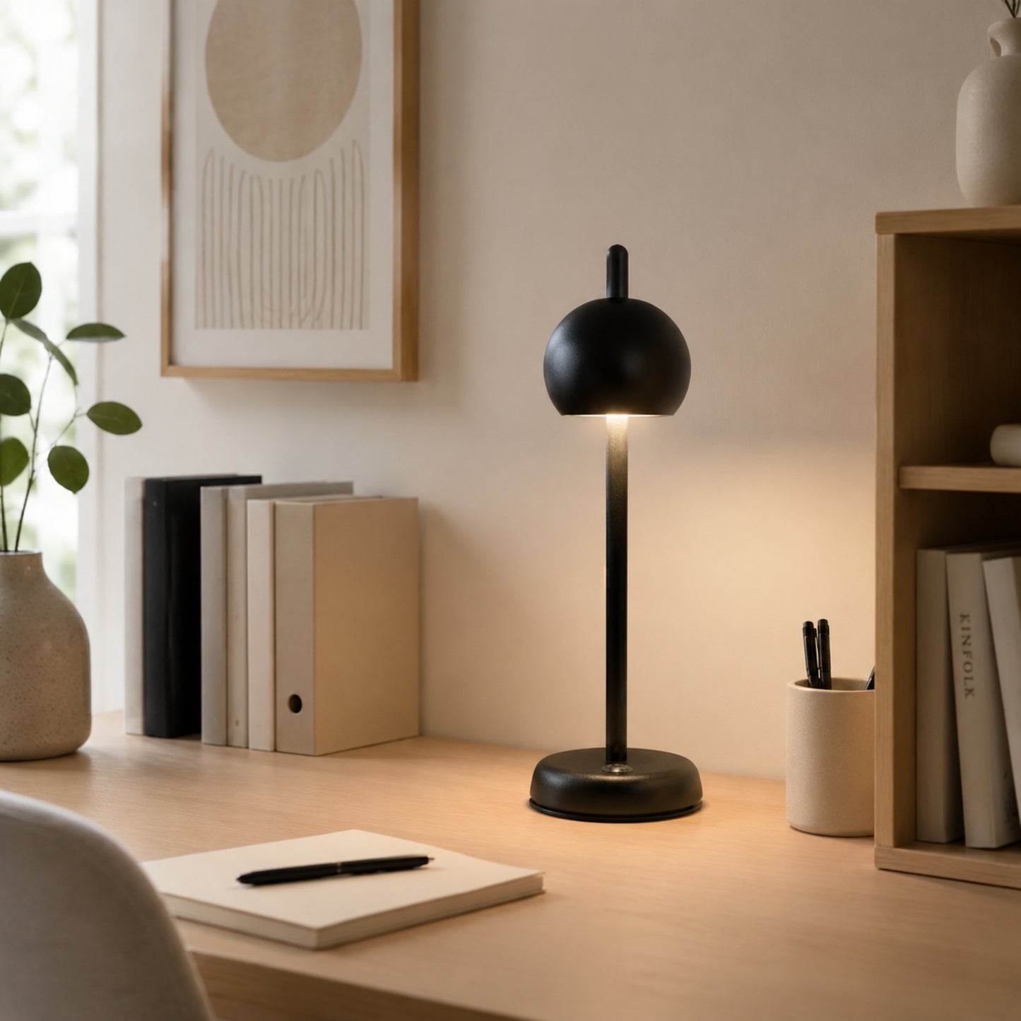 lampe de bureau sans fil rechargeable minimaliste moderne