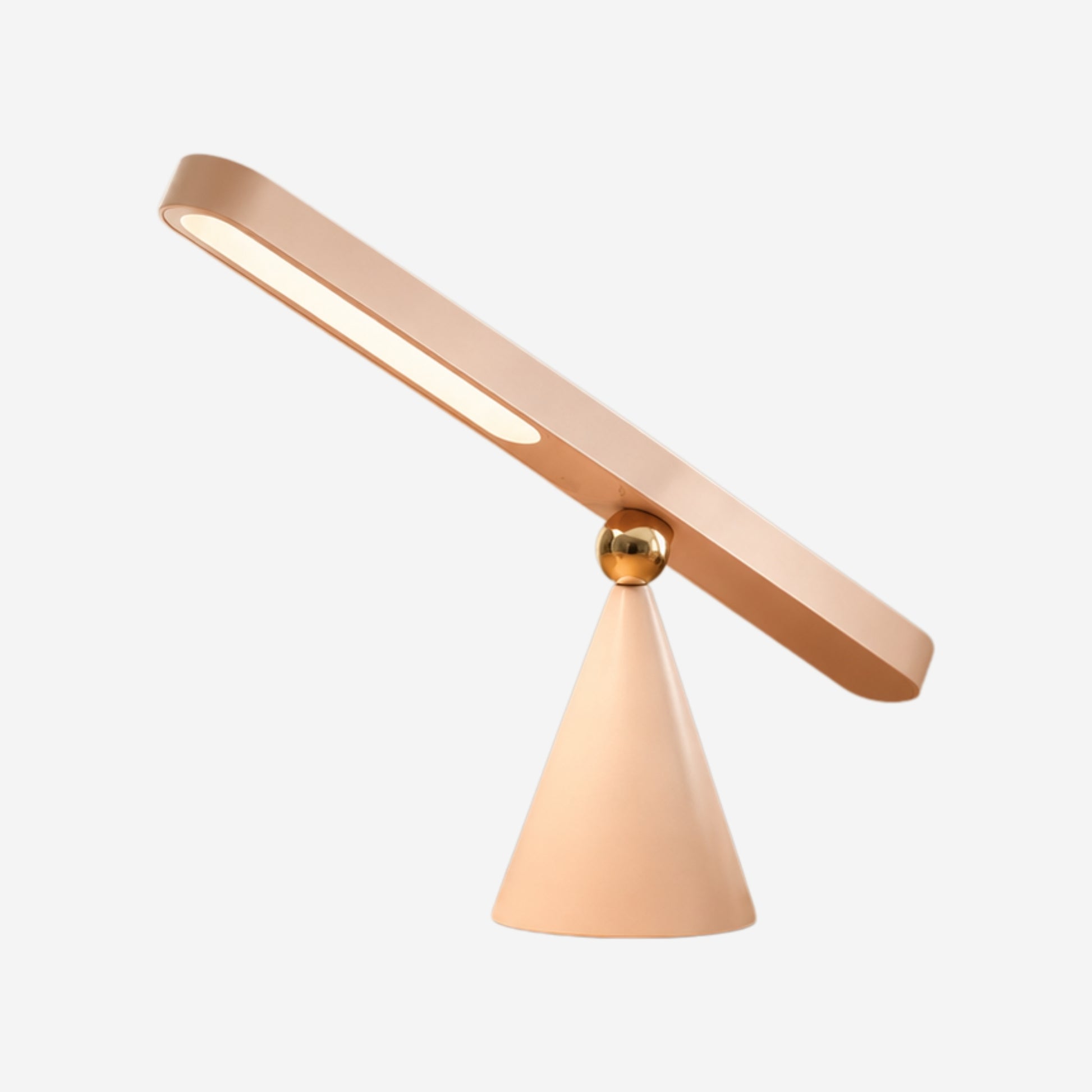 lampe de bureau sans fil rose variante produit magnetique rechargeable