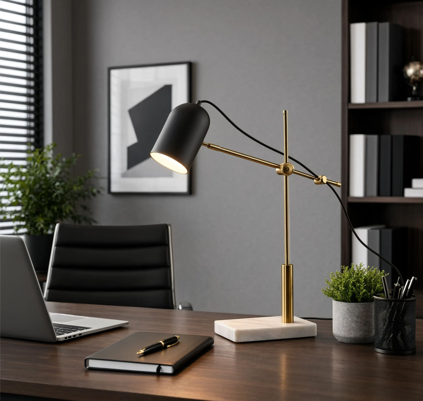 lampe de bureau scandinave articulee
