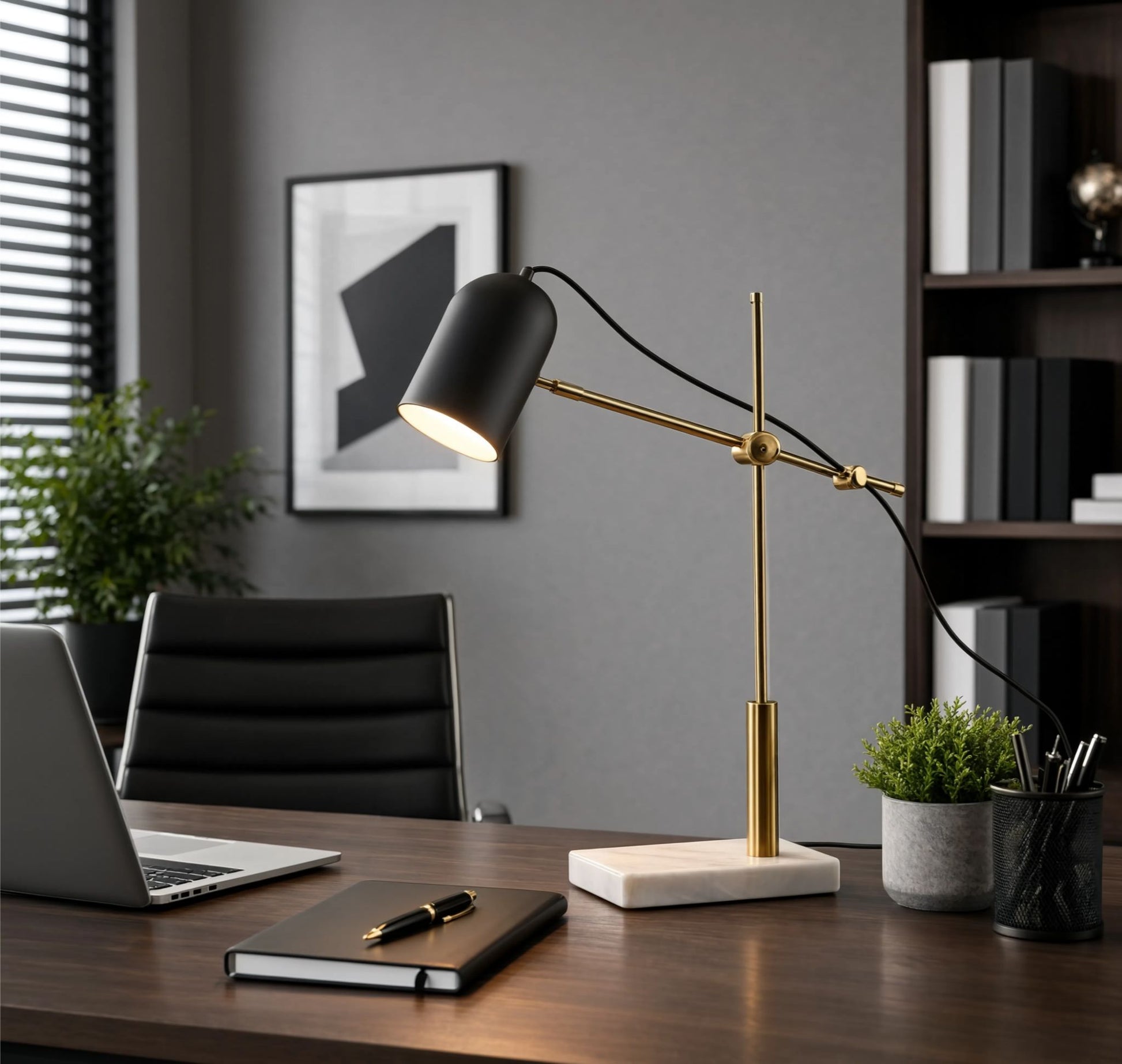 lampe de bureau scandinave articulee