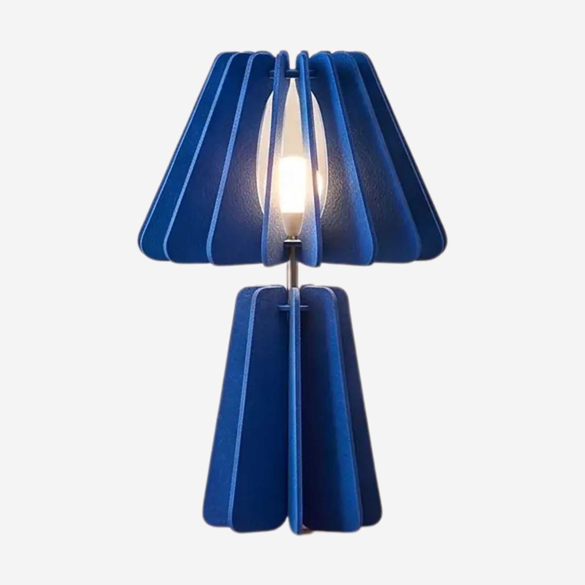 lampe de chevet design bleu ciel variante produit ecoresponsable pet recycle