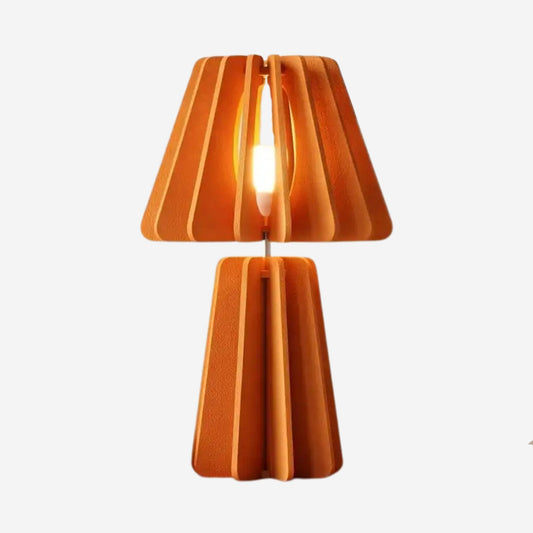 lampe de chevet design orange fiche produit ecoresponsable pet recycle