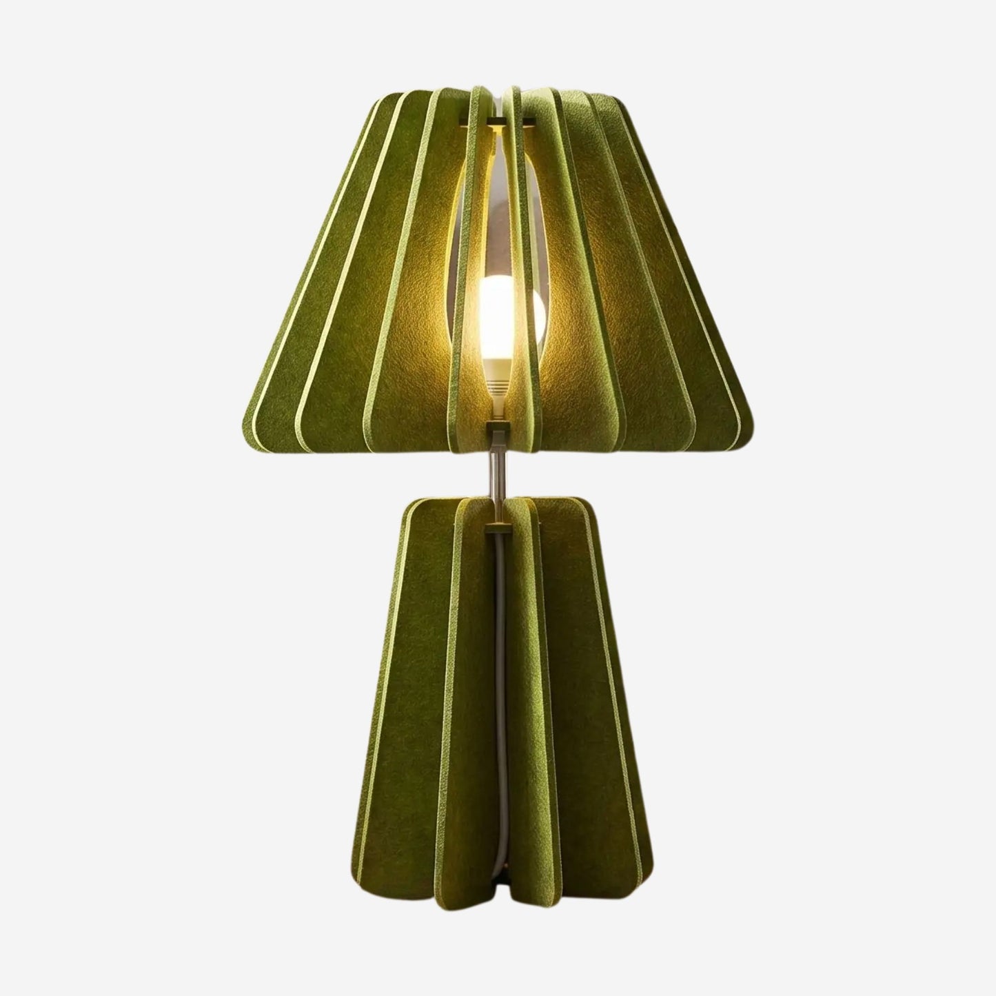 lampe de chevet design vert variante produit ecoresponsable pet recycle