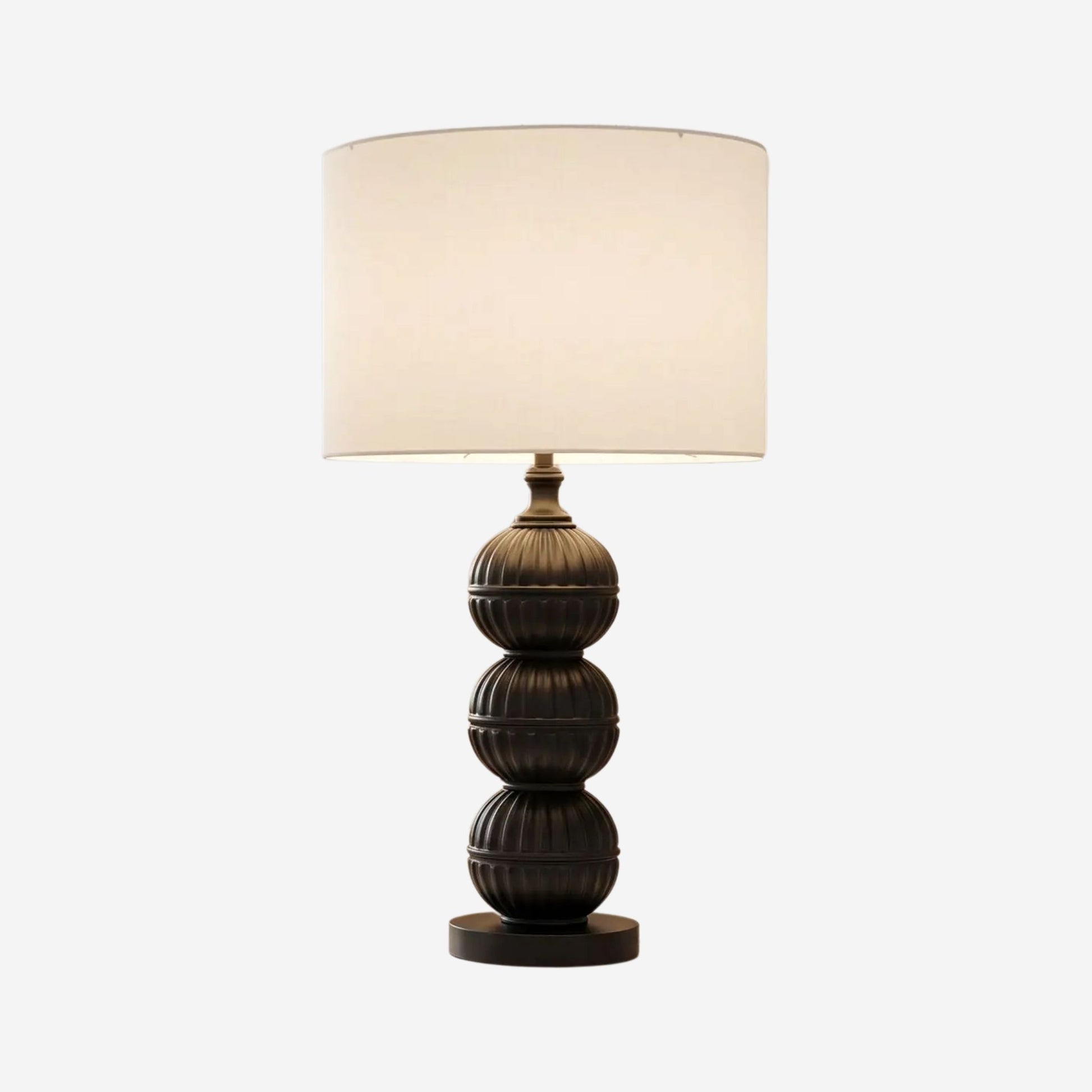 lampe de chevet fiche produit orbes noir mat