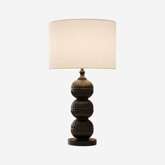 lampe de chevet fiche produit orbes noir mat