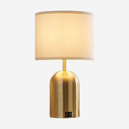 lampe de chevet tactile fiche produit doree 3 intensites et ports usb