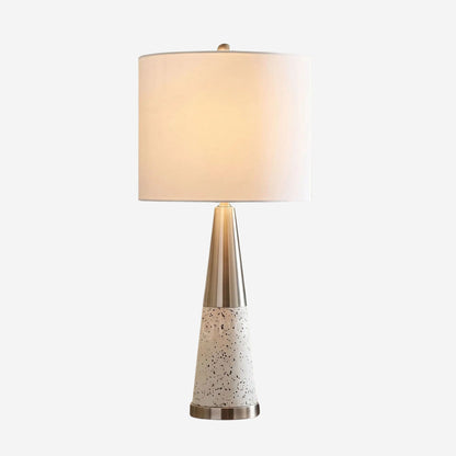 lampe de chevet variante produit modele fer blanc terrazzo doree