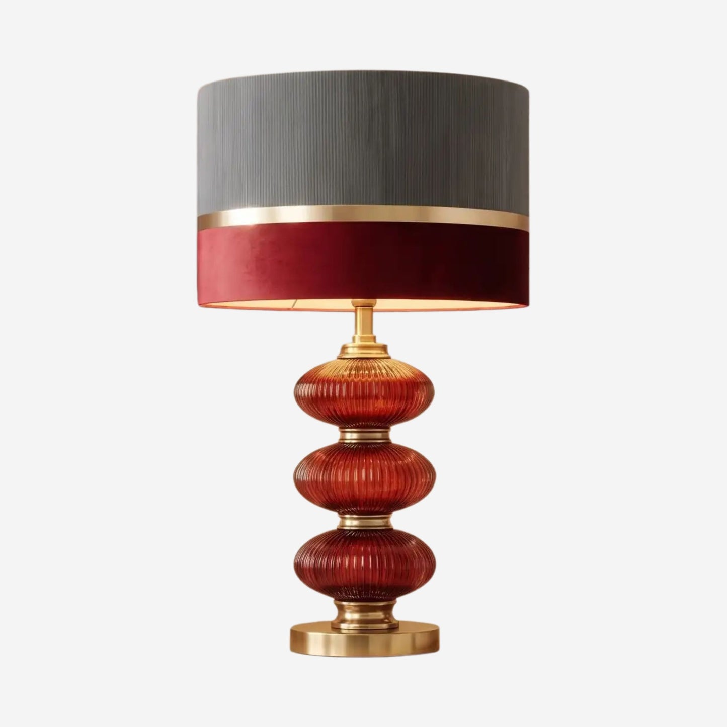 lampe de chevet variante produit verre souffle rouge vin