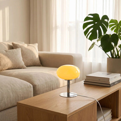lampe de table creme sejour style bauhaus
