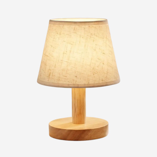 lampe de table en bois fiche produit petite scandinave led