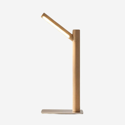 lampe de table en bois hetre fiche produit orientable 360