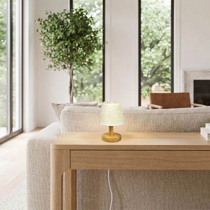 lampe de table en bois salle sejour petite scandinave led