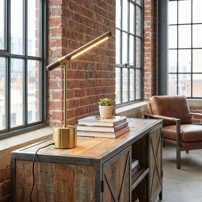 lampe de table en bois sejour bois design led