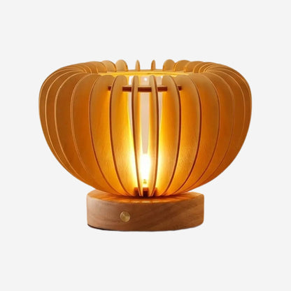 lampe de table en bois sejour variante produit retro japonais