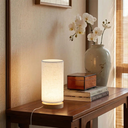 lampe de table en bois table sejour style chinois rustique