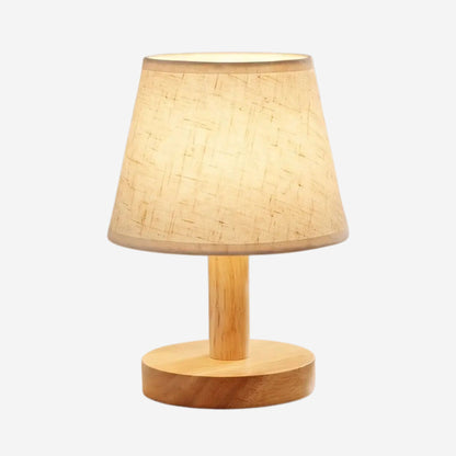 lampe de table en bois variante produit petite scandinave led