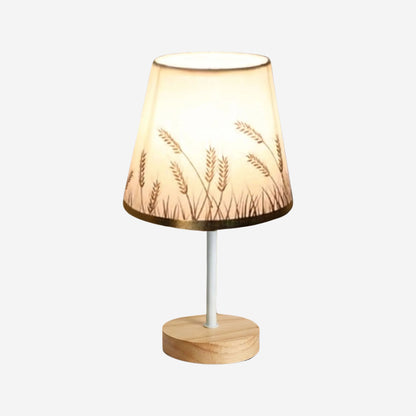 lampe de table motif epis ble fiche produit bois motif epis de ble