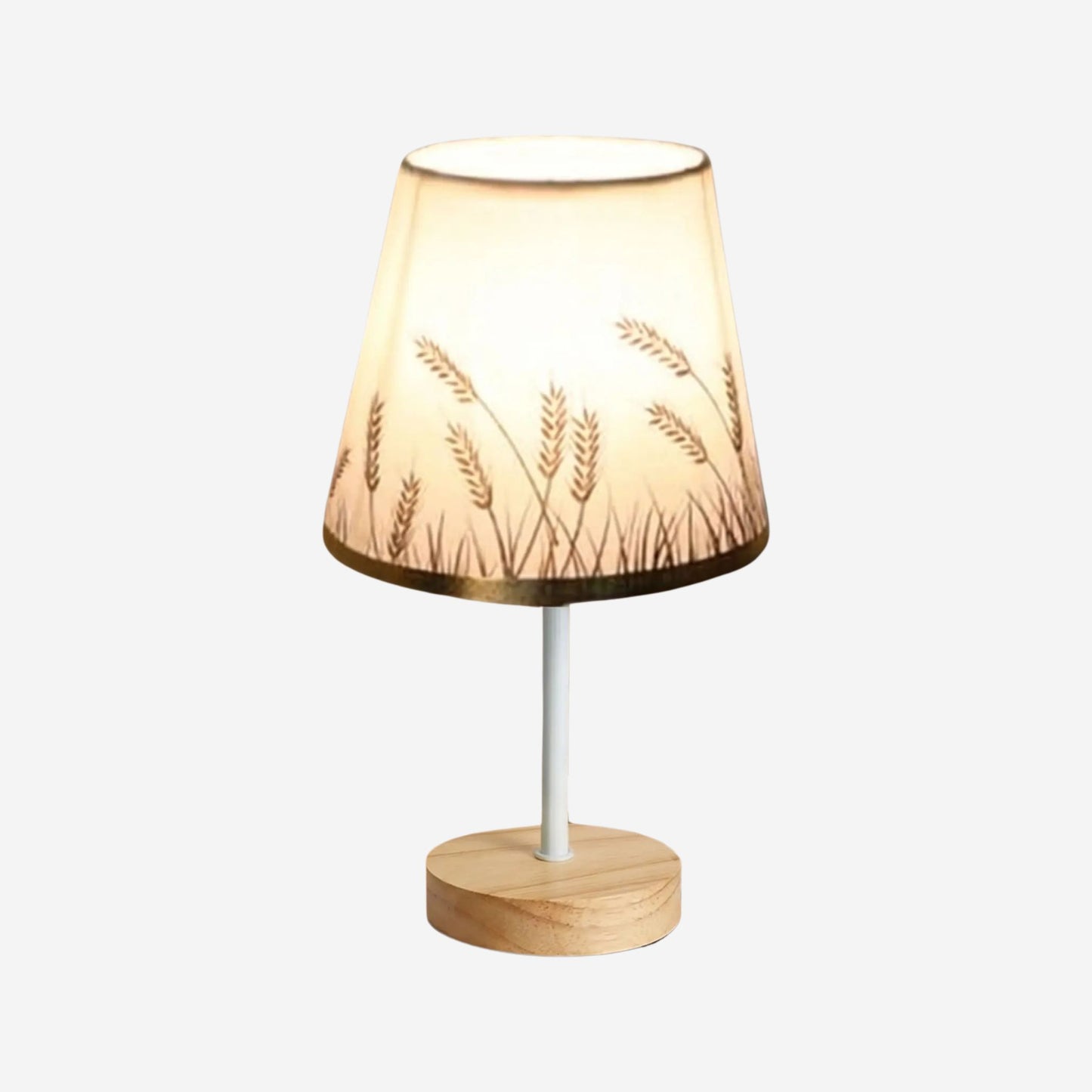 lampe de table motif epis ble variante produit bois motif epis de ble