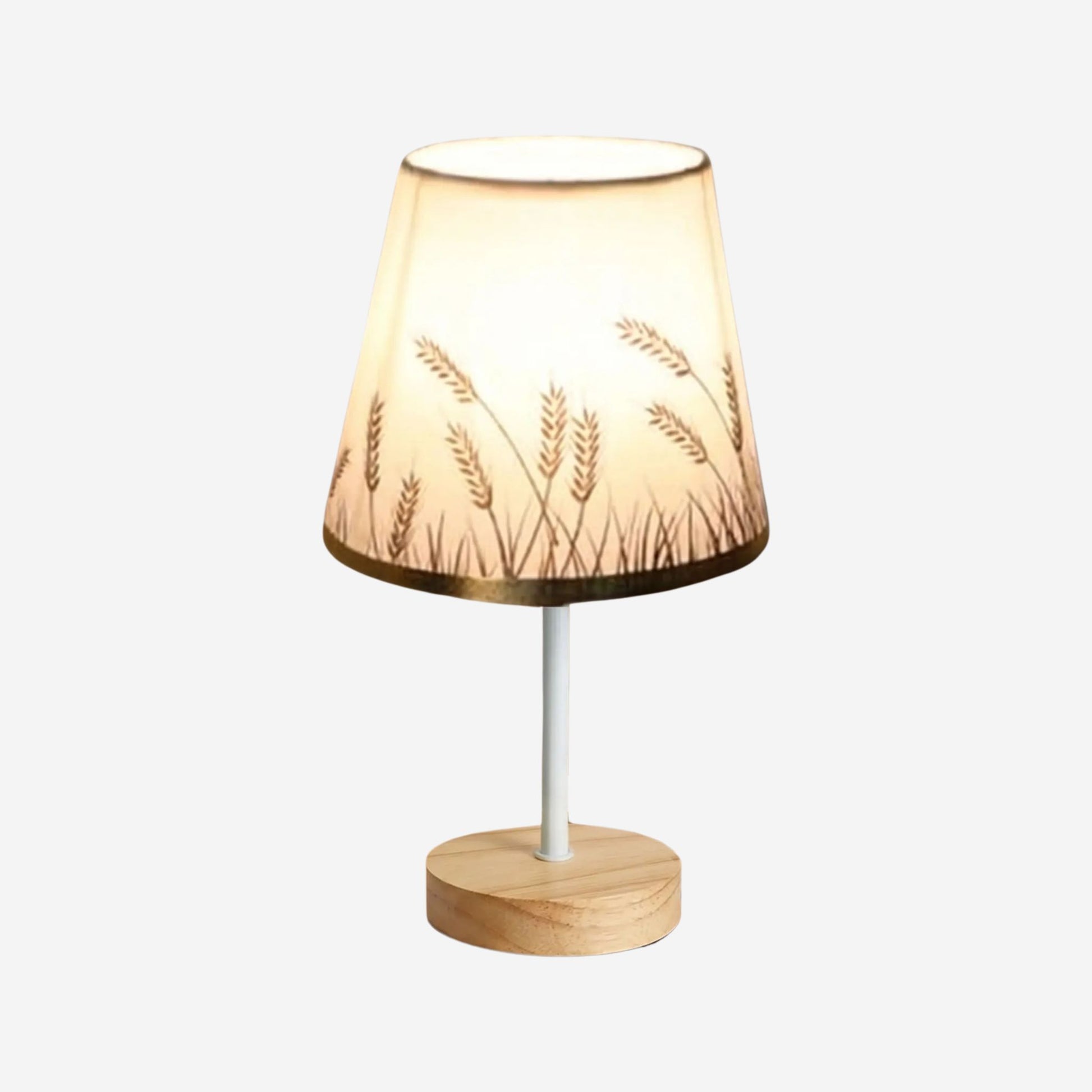lampe de table motif epis ble variante produit bois motif epis de ble