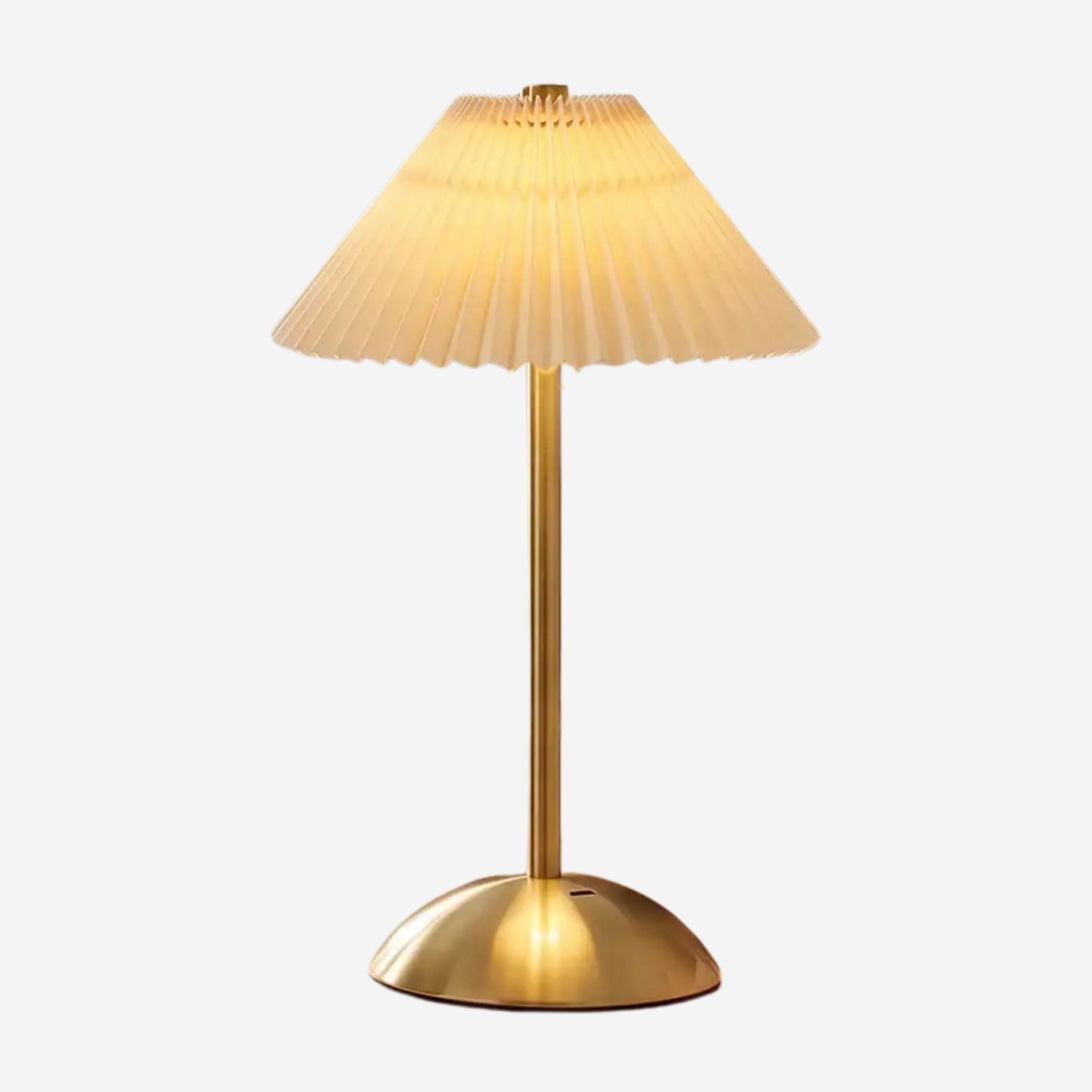 lampe de table rechargeable beige fiche produit doree coloree