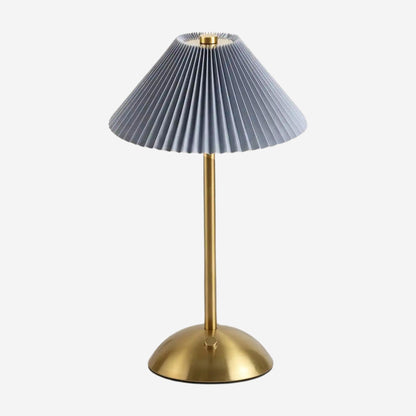 lampe de table rechargeable gris variante produit doree coloree