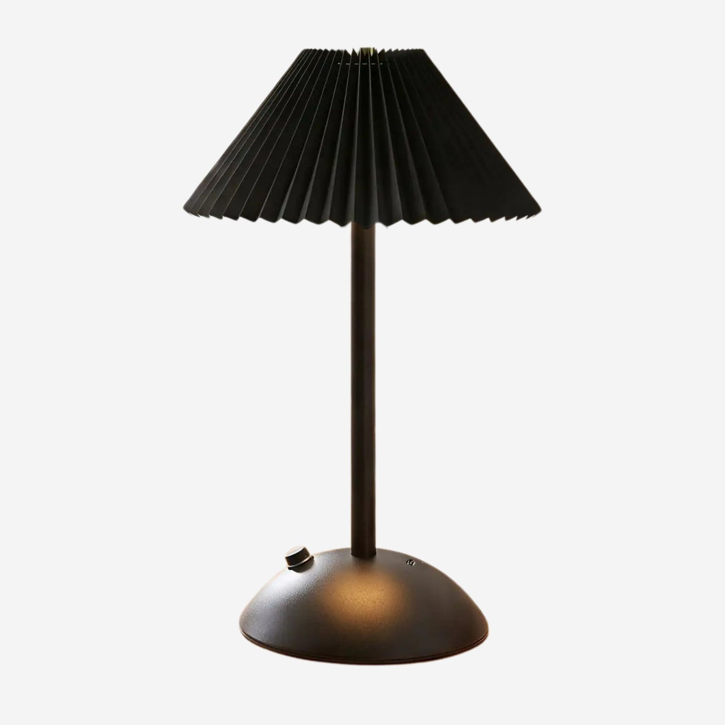 lampe de table rechargeable noir abat-jour noir variante produit noir coloree