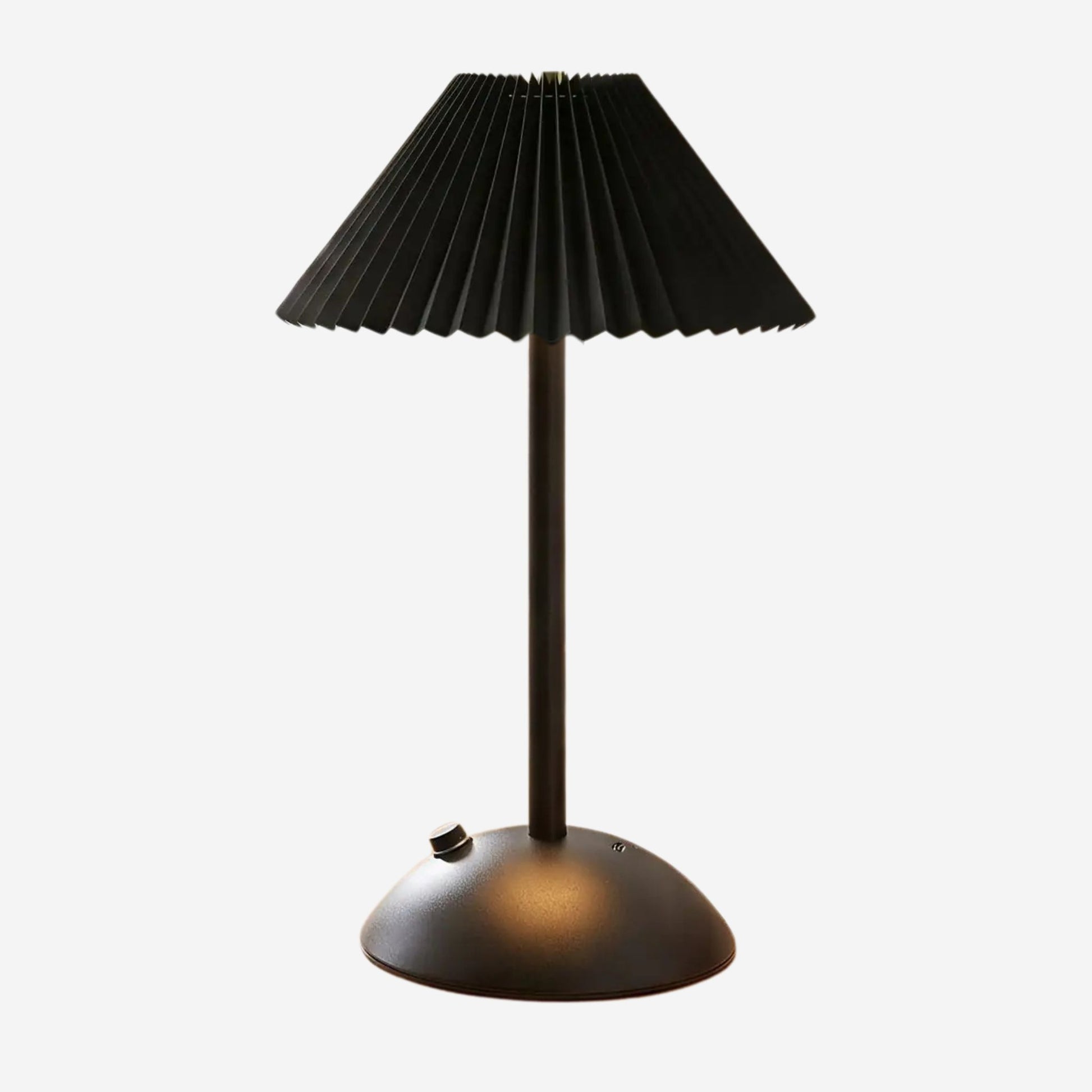 lampe de table rechargeable noir abat-jour noir variante produit noir coloree