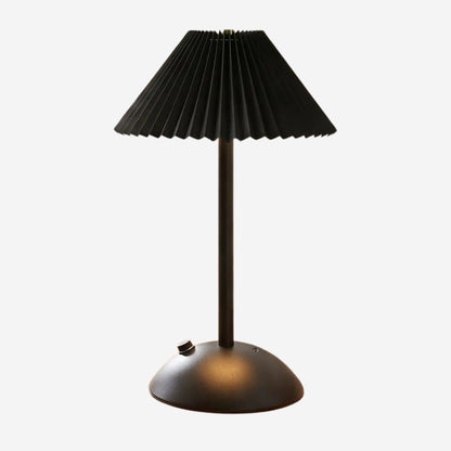 lampe de table rechargeable noir abat-jour noir variante produit noir coloree
