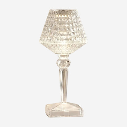 lampe de table rechargeable variante produit design diamant