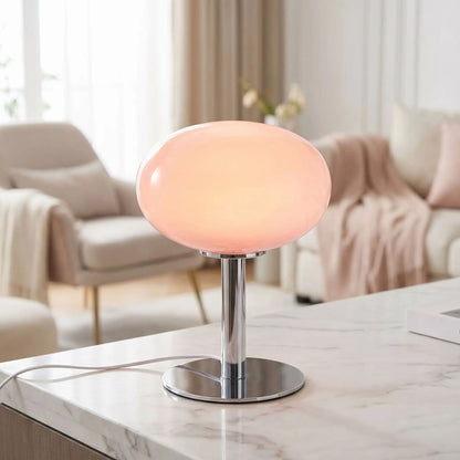 lampe de table rose comptoir style bauhaus