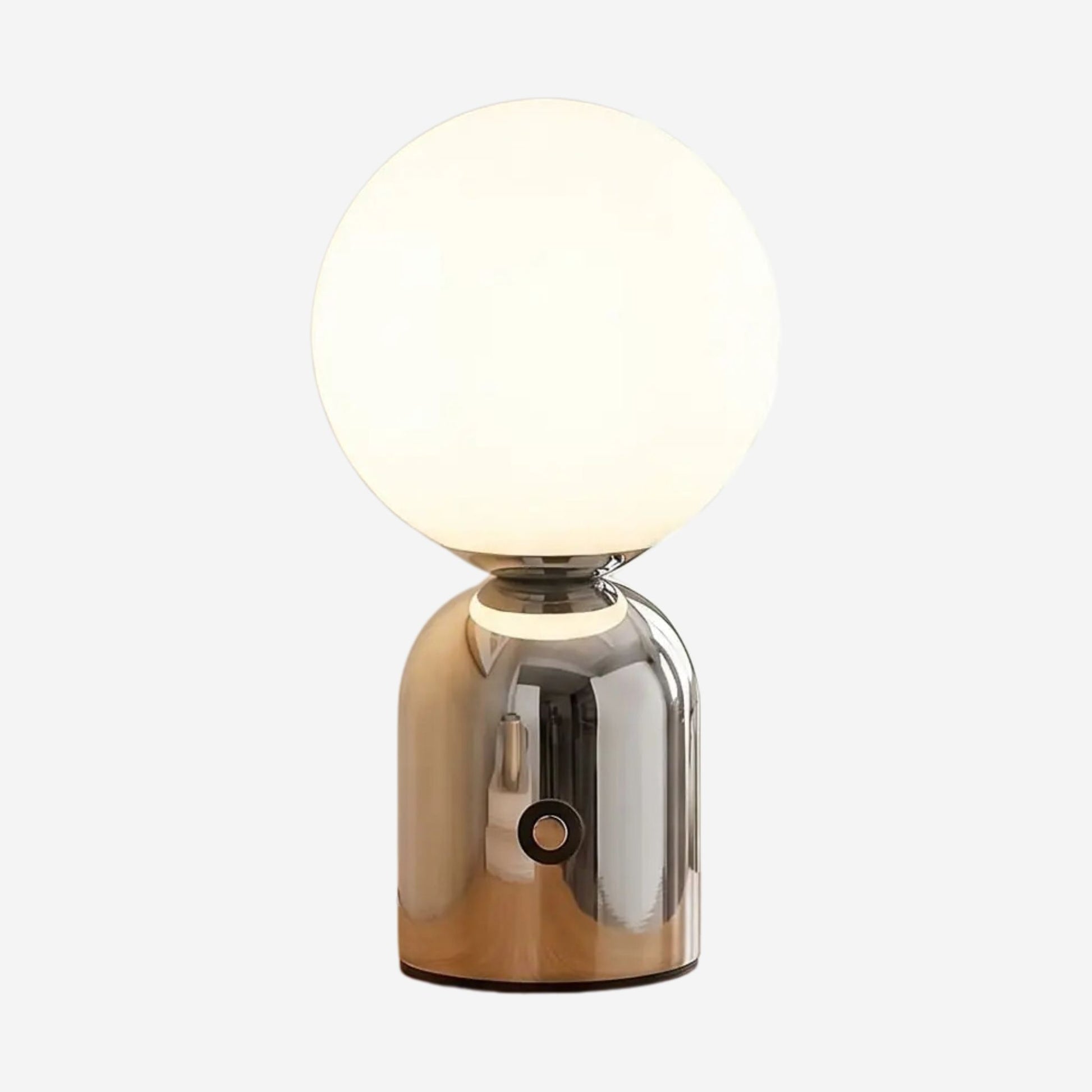 lampe de table sans fil argent variante petite coloree